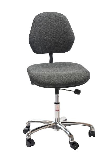 Global Professional Seating ESD Stuhl niedrig ESD Office Stoff grau, 623025260