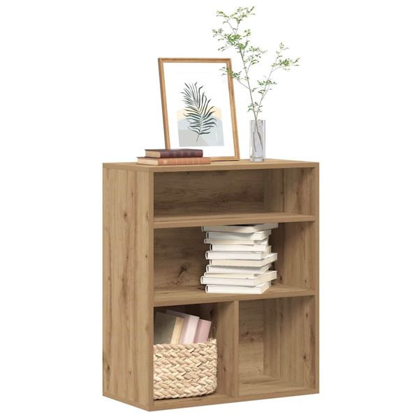 vidaXL Bücherregal Artisan-Eiche 60x30x71,5 cm Holzwerkstoff, 860318