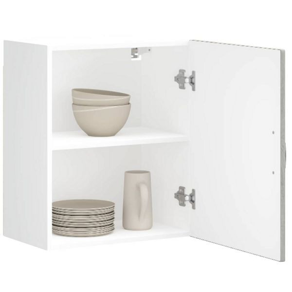 vidaXL Küchen-Hängeschrank Lucca Grau Sonoma Holzwerkstoff, 853809