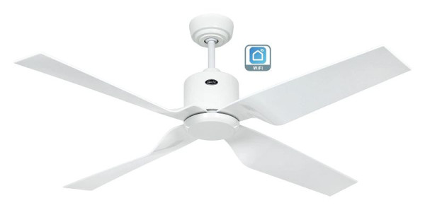 CasaFan Deckenventilator Eco Dynamix II Lack weiß-Lack weiß WiFi, 313274W