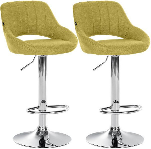 CLP Barhocker Milet Stoff C, grün, VE: 2 Stück, 324407