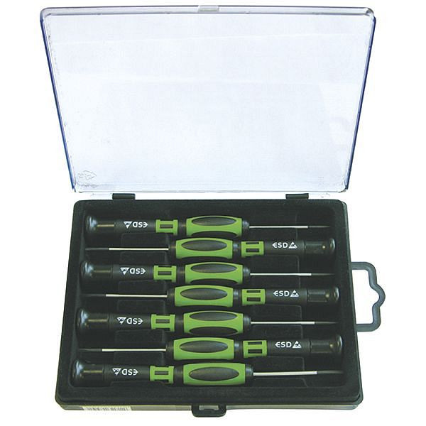 Haupa Elektronik-Schraubendreher-Satz 7 teilig, 104010, 4011923459789