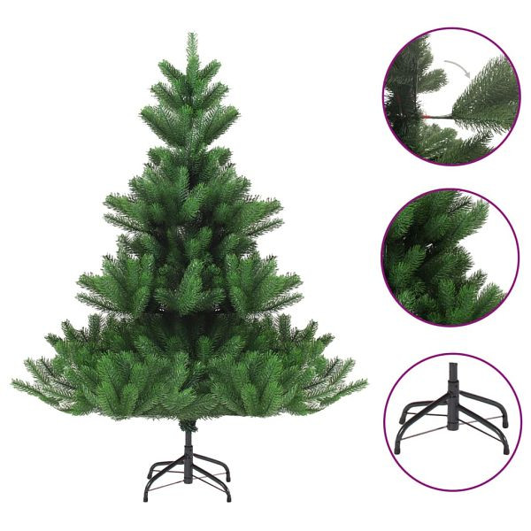 vidaXL Künstlicher Weihnachtsbaum Nordmanntanne Grün 120 cm, 328428