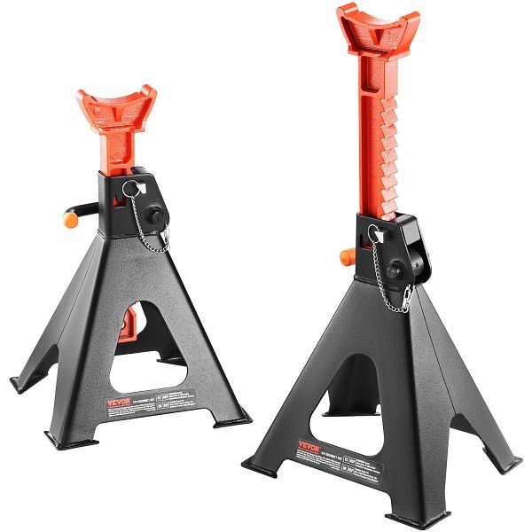 VEVOR Abstellböcke Unterstellböcke 6 t Wagenbock Werkstattständer, 360-585 mm Höhenverstellbarer Wagenheber Stützbock, VE: 2 Stück, QJDZJD262QGOOF2GTV0