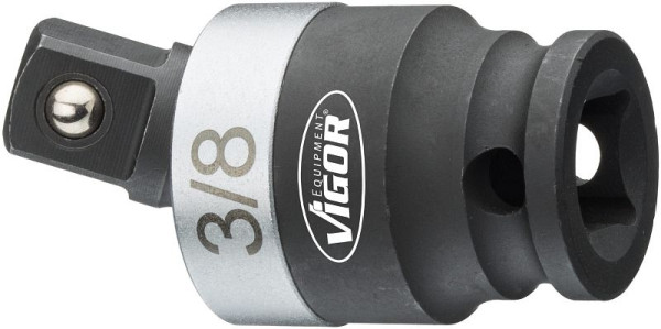 VIGOR Schlagschrauber Gelenkstück, Vierkant hohl 10 mm (3/8 Zoll), Vierkant massiv 10 mm (3/8 Zoll), V5505-3/8