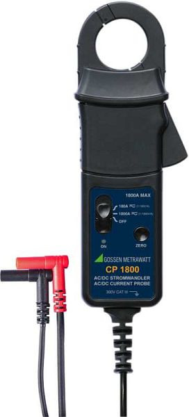 Gossen Metrawatt AC/DC Zangenstromsensor mit Spannungsausgang für Multimeter, 1800A, 32mm Ø, Z204A