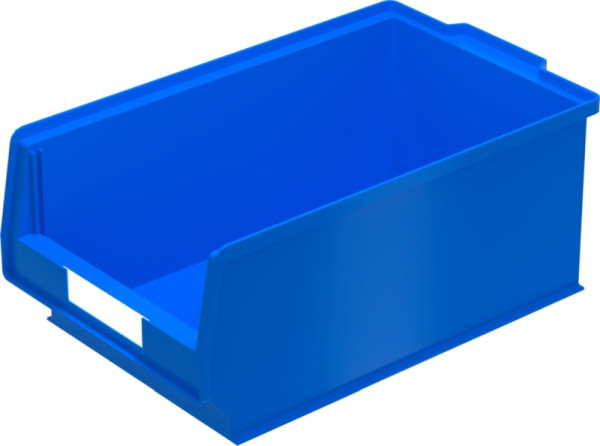 BITO Sichtlagerkasten PK Set inklusive Etikett /PK3 350x210x145 blau, inklusive Etikett, 10 Stück, C0250-0004