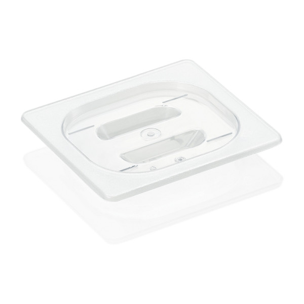 WAS GN Deckel GN 96 BLACK 1/6, Polycarbonat, 9616001