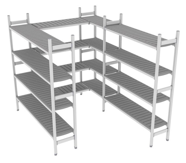 NordCap Regalsystem Z 200-260 / 204-264, 1675 / 1000 / 850 / 1375 x 375 x 1850 mm, 528901013