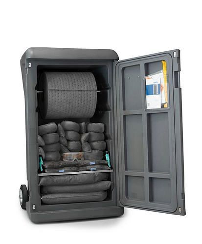 DENSORB Mobiles Notfallset, Bindemittel im grauen Caddy XL, Universal, 294117