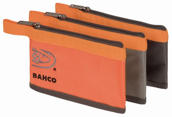Bahco Set, 3-teilig, kleine Aufbewahrungstaschen mit Reißverschluss, 4750FB7-01