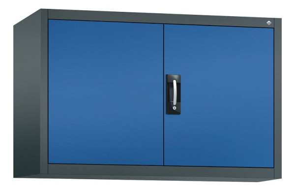 C+P Aufsatzschrank Acurado, H790xB1200xT400mm, Farbe: Anthrazitgrau / Enzianblau, Muldengriff, 9465-009 S10071