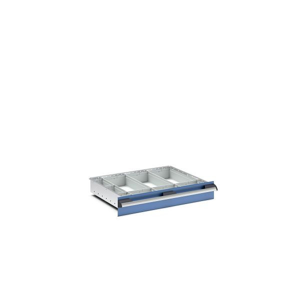 bott cubio Sortiment mit 10 Boxen, BxTxH: 650x525x68mm, Kunststoff / RAL 7035, 43020756