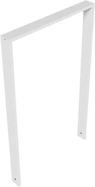 Schake Anlehnbügel aus Stahlrohr Rechteckrohr, 80 x 20 mm, ohne Querholm, Gesamtbreite: 750 mm, feuerverzinkt, 458_075