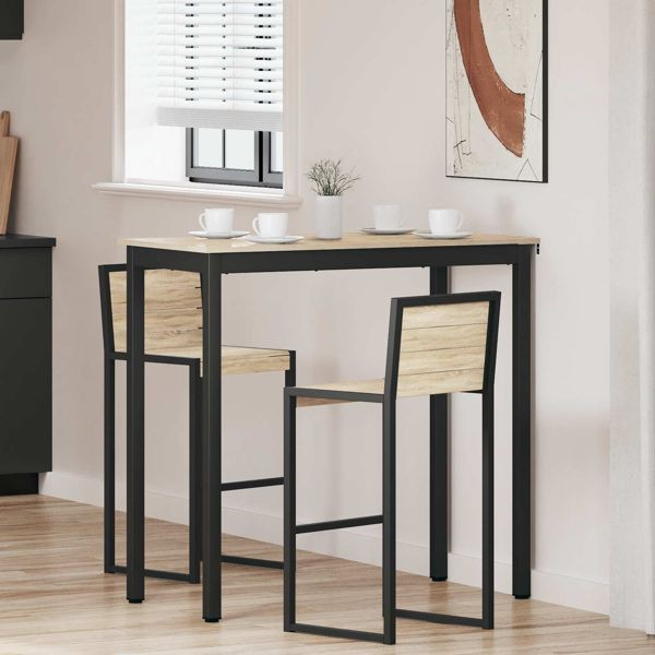 vidaXL Esstische Holzwerkstoff, 892687, 8721364408975