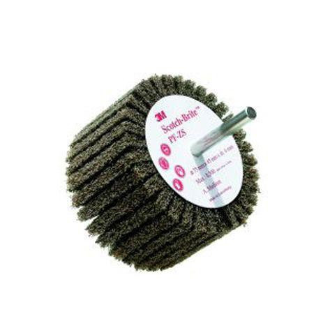 3M Scotch-Brite Lamellenbürste PF-ZS, braun, 100 mm, 45 mm, 6 mm, A VFN, VE: 10 Stück, 7000077931