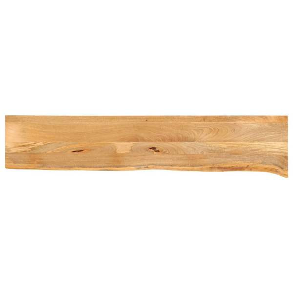 vidaXL Tischplatte mit Baumkante 160x40x3,8 cm Massivholz Mango, 370496