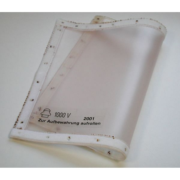 Haupa Abdecktuch transparent 400x300x0,5 mm, mit Klettverschluss, 150320