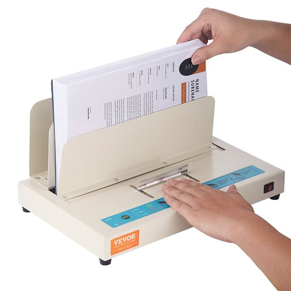 VEVOR Thermobindegerät Thermobuchbinder 500 Blatt A3 A4 A5 Dokument, JZJ20500Z126NIUG7V2
