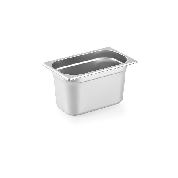 Vaiotec TOPLINE Gastronorm-Behälter GN 1/4 - 150 mm, Edelstahl AISI 304, 26,5x16,2x15 cm, 10635