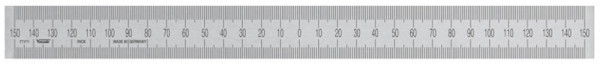 Vogel Germany Stahlmaßstab, gemäß Werksnorm, 200-0-200 x 20 x 1,0 mm, 1016010040-0-