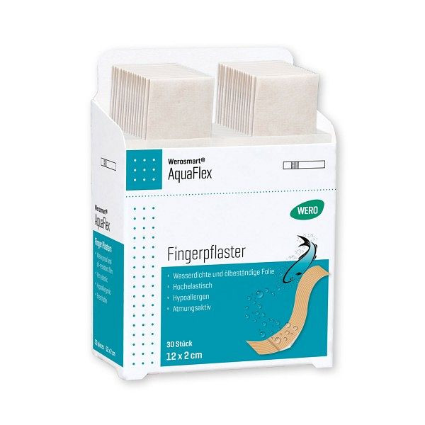 WERO Werosmart AquaFlex Fingerpflaster, 12 x 2 cm, VE: 30 Stück, 170213