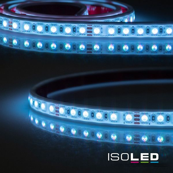 ISOLED LED AQUA RGB PU Linear Flexband, 24V DC, 14,4W, IP68, 5m Rolle, 120 LED/m, 115685
