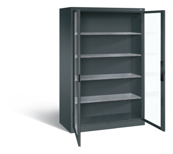 C+P Werkzeugschrank Acurado, H1950xB1200xT600mm, Farbe: Anthrazitgrau, Muldengriff, 8932-0552 S10011