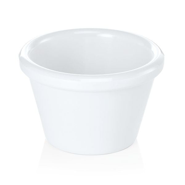 WAS Dipschale, glatter Rand, 0,040 Liter, Durchmesser 6 cm, Melamin, VE: 12 Stück, 9517060