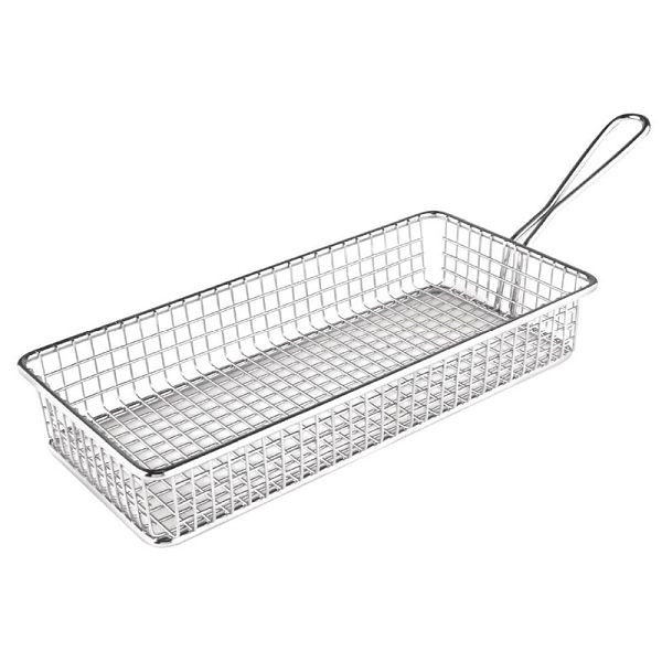 Olympia Frittierkörbchen 26 x 13cm, Edelstahl, GG869, 5050984354472
