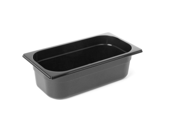 Hendi GN Behälter 1/3, 4 L, LxBxH: 325x176x100 mm, Schwarz, 862520