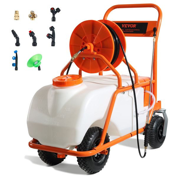 VEVOR Sprühgerät Drucksprüher Rückensprüher Gartensprüher 60L 0–90PSI, TCPPPE1560L39A38EV2