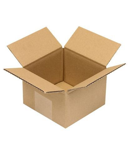 TransPak Wellpapp-Faltkarton 1-wellig, Innenmaß 120 x 120 x 80 mm, Qualität 1.10B, VE: 50 Stück, 299207