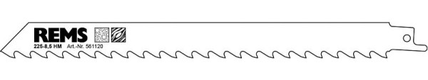 REMS Sägeblatt 225-8,5 Sägeblatt, 561120 R01, 4039976115858