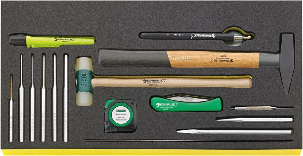 STAHLWILLE Hammer, Meißel etc. in TCS Nr.TCS WT 102-109/16 -Teilung 16-teilig, 96830119