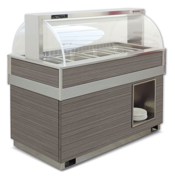 KBS Salatbar Frutiger 6 K, Temperaturbereich: +4 °C bis +10 °C, 23202124, 4059395039641