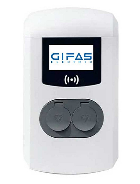 GIFAS Wallbox 22KW Doppelbuchse Typ 2, 338442, 4251401463635