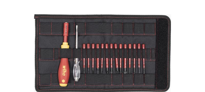 Wiha Schraubendreher mit Bithalter SoftFinish® electric slimVario für slimBits Wiha Schraubendreher mit Bithalter SoftFinish® electric slimVario für slimBits