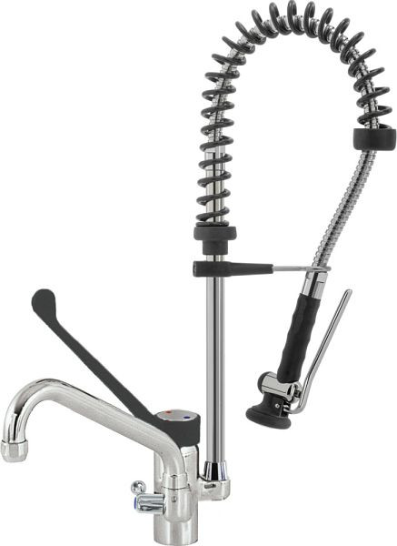 KBS STYL SHRINK Geschirrwaschbrause mit Schwenkhahn und BEST-SEMI Brausekopf, Ellenbogenbedienung, 600 mm, 20921034