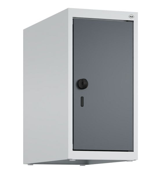 C+P Schrankaufsatz Classic PLUS, Aufsatzschrank, 7035/7016, Drehriegel, 500x250x500mm, 1 Abteil, 080090-19 S10008