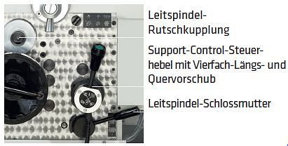 ELMAG Universal-Drehmaschine, PREMIUM CU 630 Spitzenweite 2000mm-, inklusive Röhm-Drehfutter, 88644