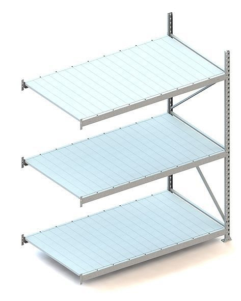 Meta MINI-RACK AR 2200x1800x1050 mm, verzinkt, mit Stahlpaneele, Bodenanzahl: 3, 20051246