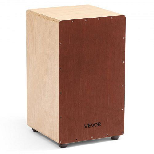 VEVOR Cajon, Kistentrommel mit internen Snare-Drähten, Holz, Silikonfüße, abgerundete Kanten, 305x305x508 mm, für alle Levels, MXGJDKJGXWBXEP39W001V0