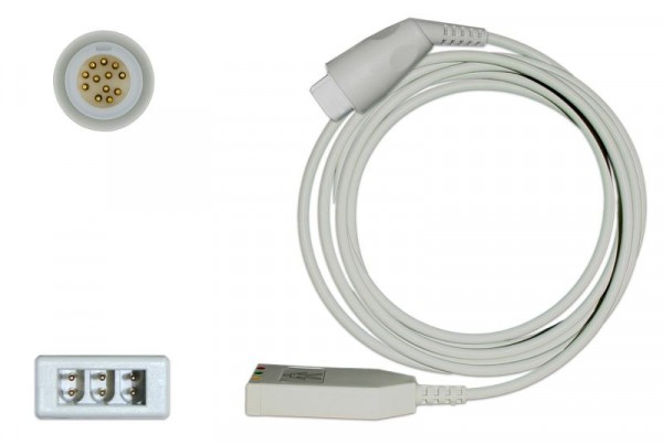 Golmed 3-adriges EKG-Stammkabel mit VS-Stecksystem, zu Philips HP, 15-3-G42.1
