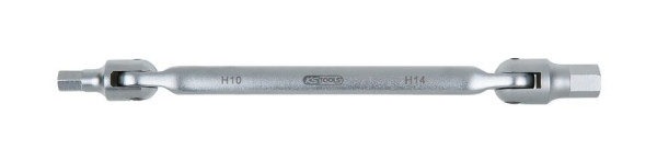 KS Tools Öldienst-Schlüssel Sechskant für Hinterachsdifferential, 10x14mm, 150.9225