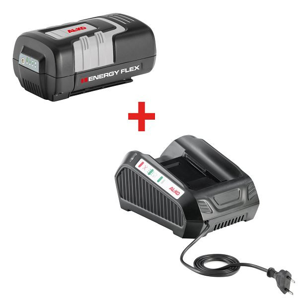 AL-KO Akku-STARTER-SET ENERGY FLEX inkl. Akku B 150 Li (4 Ah) und Ladegerät C 130 Li, 113803
