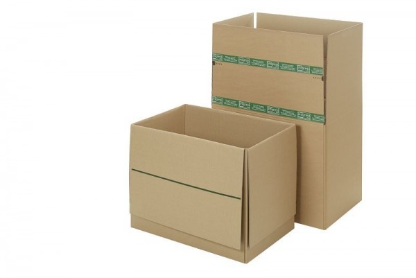 Progress Packaging PB KSF 2.57.37.43 Transportkarton SUPERFLAP "PREMIUM" braun 2-wellig- 574/379/430 - VE: 10 Stück, 003816