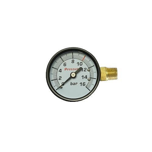 AEROTEC Manometer 16 bar 50 mm - 1/4 Zoll AG rechts, 9052175-PS