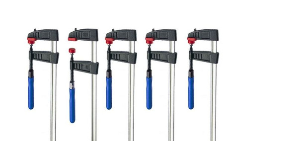 VaGo-Tools Schraubzwinge 800 x 120 mm Klemmzwinge Schnellspannzwinge Zwingen, VE: 5 Stück, 200-007x5_hv