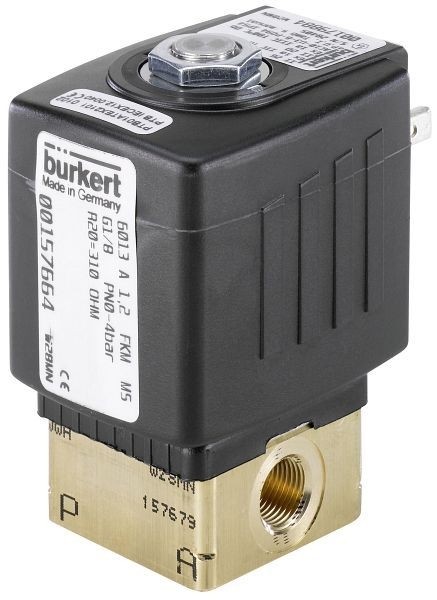 Bürkert 2/2-Wege-Magnetventil, direktwirkend, Typ 6013-A02,0FFMSGM82-5-024/DC-08, 137537